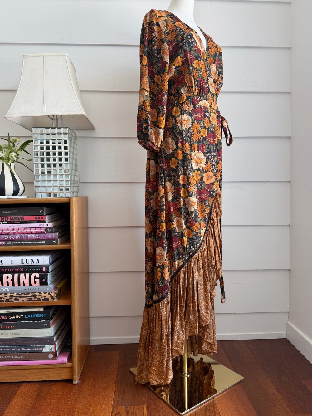 Farm Rio Madrid Wrap Maxi Dress M - Picture 5 of 9